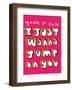 You're So Cute I Just Wanna Jump On You - Tommy Human Cartoon Print-Tommy Human-Framed Art Print