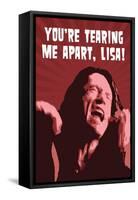 You're Tearing Me Apart Lisa!, The Room-null-Framed Stretched Canvas