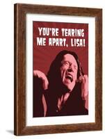 You're Tearing Me Apart Lisa!, The Room-null-Framed Art Print