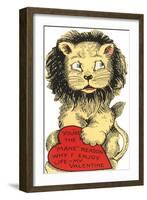 You're the Mane Reason-null-Framed Art Print