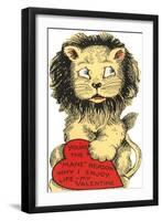 You're the Mane Reason-null-Framed Art Print