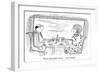 "You're the perfect storm . . . in a teacup." - New Yorker Cartoon-Victoria Roberts-Framed Premium Giclee Print