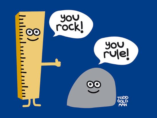 You Rock You Rule' Poster - Todd Goldman | AllPosters.com
