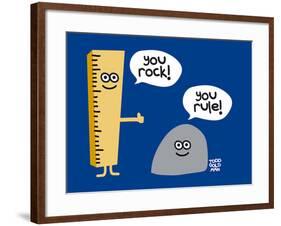 You Rock You Rule-Todd Goldman-Framed Giclee Print