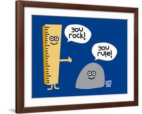 You Rock You Rule-Todd Goldman-Framed Giclee Print