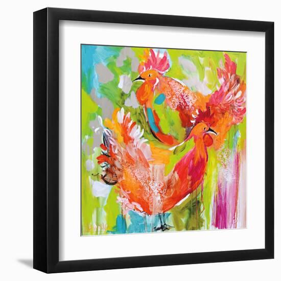 You Ruffle My Feathers-Amanda J^ Brooks-Framed Art Print