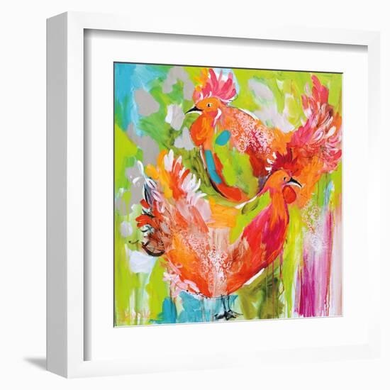 You Ruffle My Feathers-Amanda J^ Brooks-Framed Art Print