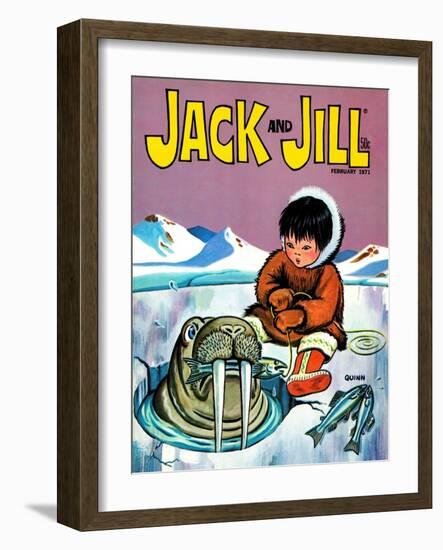 You Should Have Seen The One That Got Away - Jack and Jill, February 1971-Sidney Quinn-Framed Giclee Print