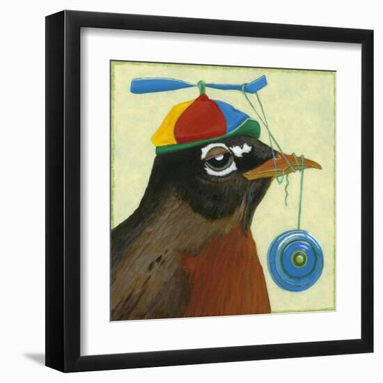 You Silly Bird - Chandler-Dlynn Roll-Framed Art Print