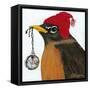 You Silly Bird - Grafton-Dlynn Roll-Framed Stretched Canvas