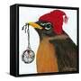 You Silly Bird - Grafton-Dlynn Roll-Framed Stretched Canvas