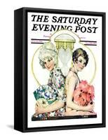 "You've Come a Long Way Baby," Saturday Evening Post Cover, July 10, 1926-Ellen Pyle-Framed Stretched Canvas