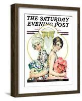 "You've Come a Long Way Baby," Saturday Evening Post Cover, July 10, 1926-Ellen Pyle-Framed Giclee Print