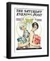 "You've Come a Long Way Baby," Saturday Evening Post Cover, July 10, 1926-Ellen Pyle-Framed Giclee Print