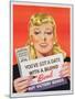 You'Ve Got a Date with a Bond', Poster Advertising Victory Bonds (Colour Litho)-Canadian-Mounted Giclee Print