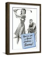 You've got a Great Looking...Swing-null-Framed Art Print