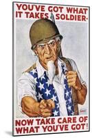 You've Got What it Takes Soldier Poster-Ernest Hamlin Baker-Mounted Giclee Print