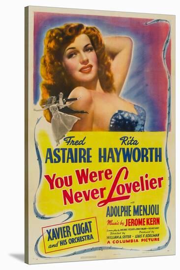 You Were Never Lovelier, Rita Hayworth, 1942-null-Stretched Canvas