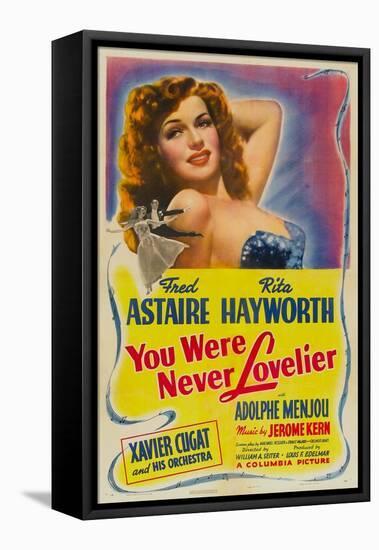 You Were Never Lovelier, Rita Hayworth, 1942-null-Framed Stretched Canvas