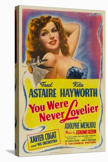 You Were Never Lovelier, Rita Hayworth, 1942-null-Stretched Canvas