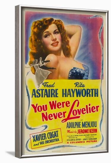 You Were Never Lovelier, Rita Hayworth, 1942-null-Framed Art Print