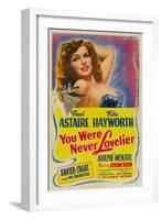 You Were Never Lovelier, Rita Hayworth, 1942-null-Framed Art Print