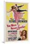 You Were Never Lovelier, Rita Hayworth, Fred Astaire, 1942-null-Framed Art Print