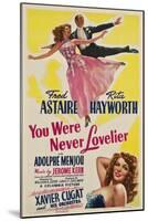 You Were Never Lovelier, Rita Hayworth, Fred Astaire, 1942-null-Mounted Art Print