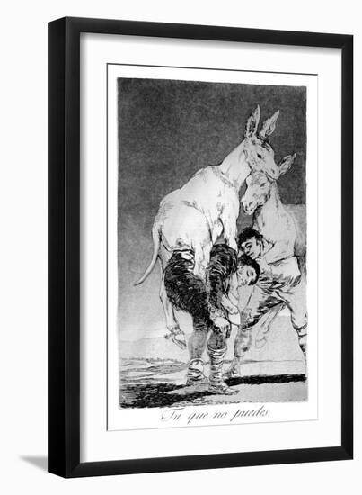 You Who Cannot, 1799-Francisco de Goya-Framed Giclee Print