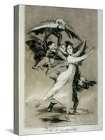 You Will Not Escape-Francisco de Goya-Stretched Canvas