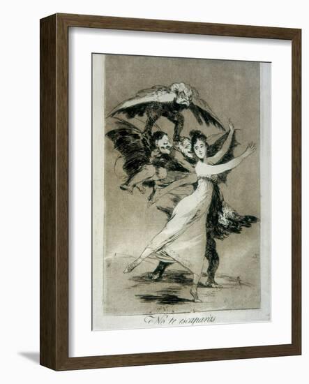 You Will Not Escape-Francisco de Goya-Framed Art Print