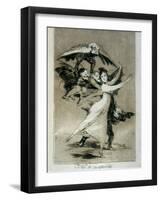 You Will Not Escape-Francisco de Goya-Framed Art Print