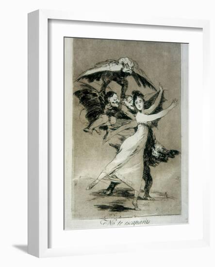 You Will Not Escape-Francisco de Goya-Framed Art Print