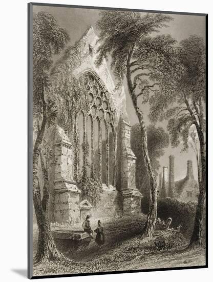 Youghal Abbey, County Cork, Ireland, from 'scenery and Antiquities of Ireland' by George Virtue,…-William Henry Bartlett-Mounted Giclee Print