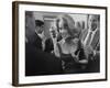 Young Actress Jane Fonda at a Cocktail Party Given for Her-Allan Grant-Framed Premium Photographic Print