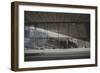 Young Adult Couple Standing in Underpass-Clive Nolan-Framed Photographic Print