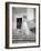 Young Adult Female in Long Wedding Dress Standing on Steps-Steven Boone-Framed Photographic Print