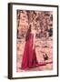 Young Adult Female in Woodland-Sabine Rosch-Framed Photographic Print