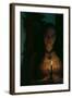 Young Adult Female with Candle-Ariel Marie Miller-Framed Photographic Print