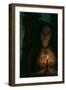 Young Adult Female with Candle-Ariel Marie Miller-Framed Photographic Print