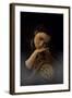 Young Adult Female with Clock-Ariel Marie Miller-Framed Photographic Print