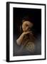 Young Adult Female with Clock-Ariel Marie Miller-Framed Photographic Print