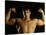 Young Adult Male Posing with Arms Flexed-Chris Trotman-Stretched Canvas