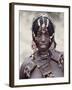 Young Afar Girl at Senbete Market, Her Elaborate Hairstyle and Beaded Jewellery-Nigel Pavitt-Framed Photographic Print