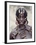 Young Afar Girl at Senbete Market, Her Elaborate Hairstyle and Beaded Jewellery-Nigel Pavitt-Framed Photographic Print