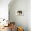 Young African Elephant-null-Stretched Canvas displayed on a wall