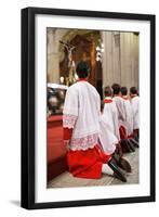 Young Alter Boys-Felipe Rodriguez-Framed Photographic Print