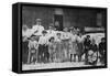 Young and Old Shrimp Pickers of Dukate Co. Photograph - Biloxi, MS-Lantern Press-Framed Stretched Canvas