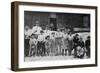 Young and Old Shrimp Pickers of Dukate Co. Photograph - Biloxi, MS-Lantern Press-Framed Art Print