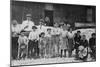 Young and Old Shrimp Pickers of Dukate Co. Photograph - Biloxi, MS-Lantern Press-Mounted Art Print